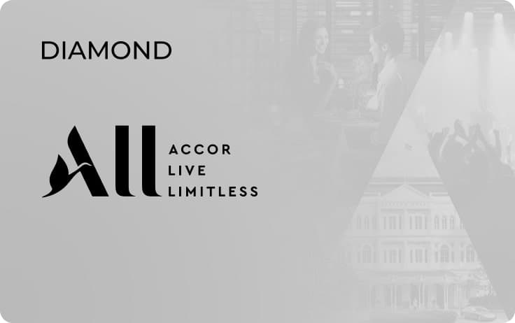 Accor diamond membership card