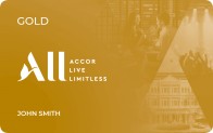 Accor gold membership card