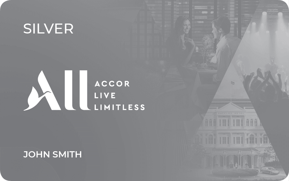 Accor silver membership card