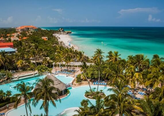 Varadero Beach seen from Melia Varadero resort