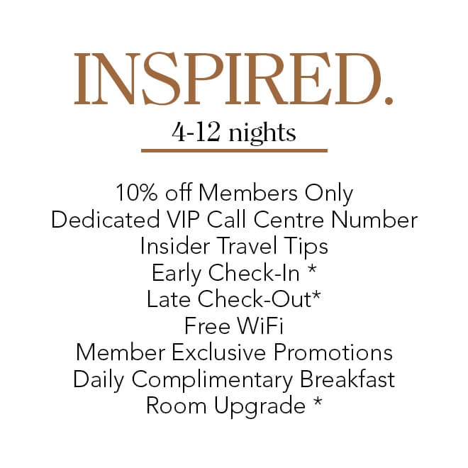 SLH Inspired tier benefits