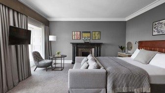 Blytheswood Square hotel - a deluxe room in a hotel of great character.