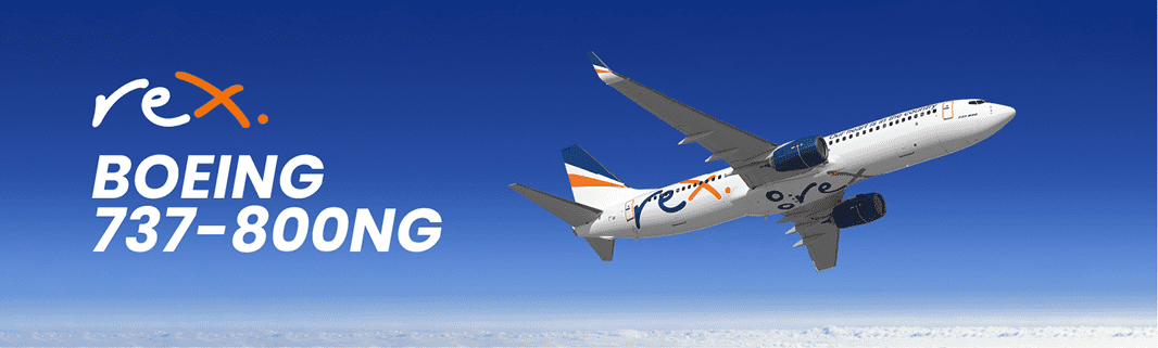 Rex's new route takes off | SYD-BNE